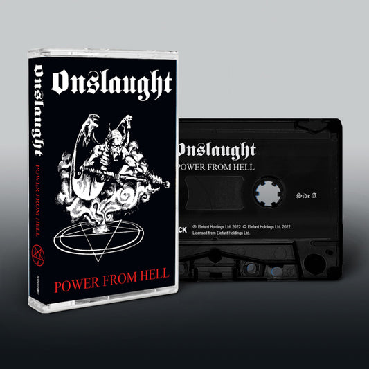 Onslaught - Power from Hell cassette tape