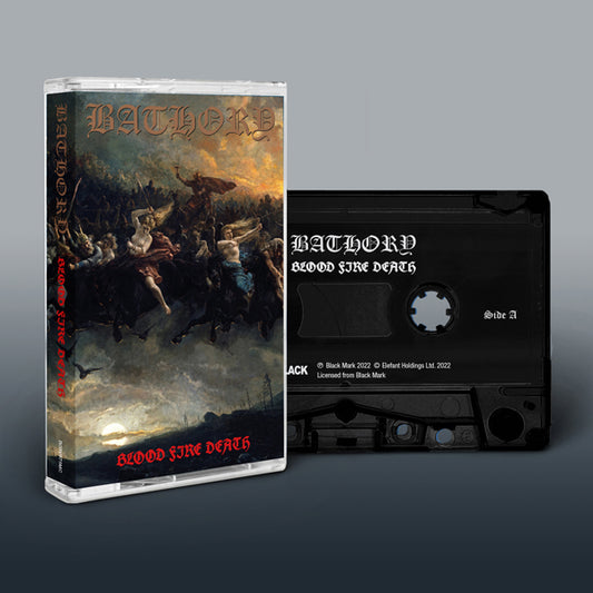 Bathory - Blood Fire Death cassette tape