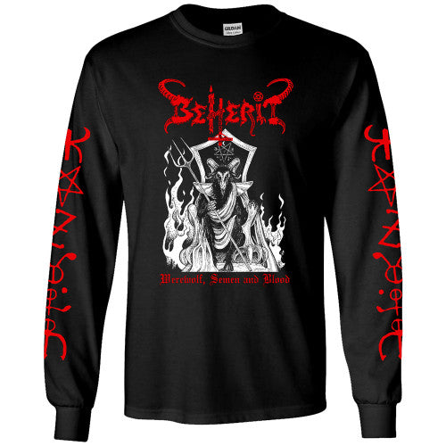 Beherit - Werewolf, Semen and Blood long sleeve T-shirt