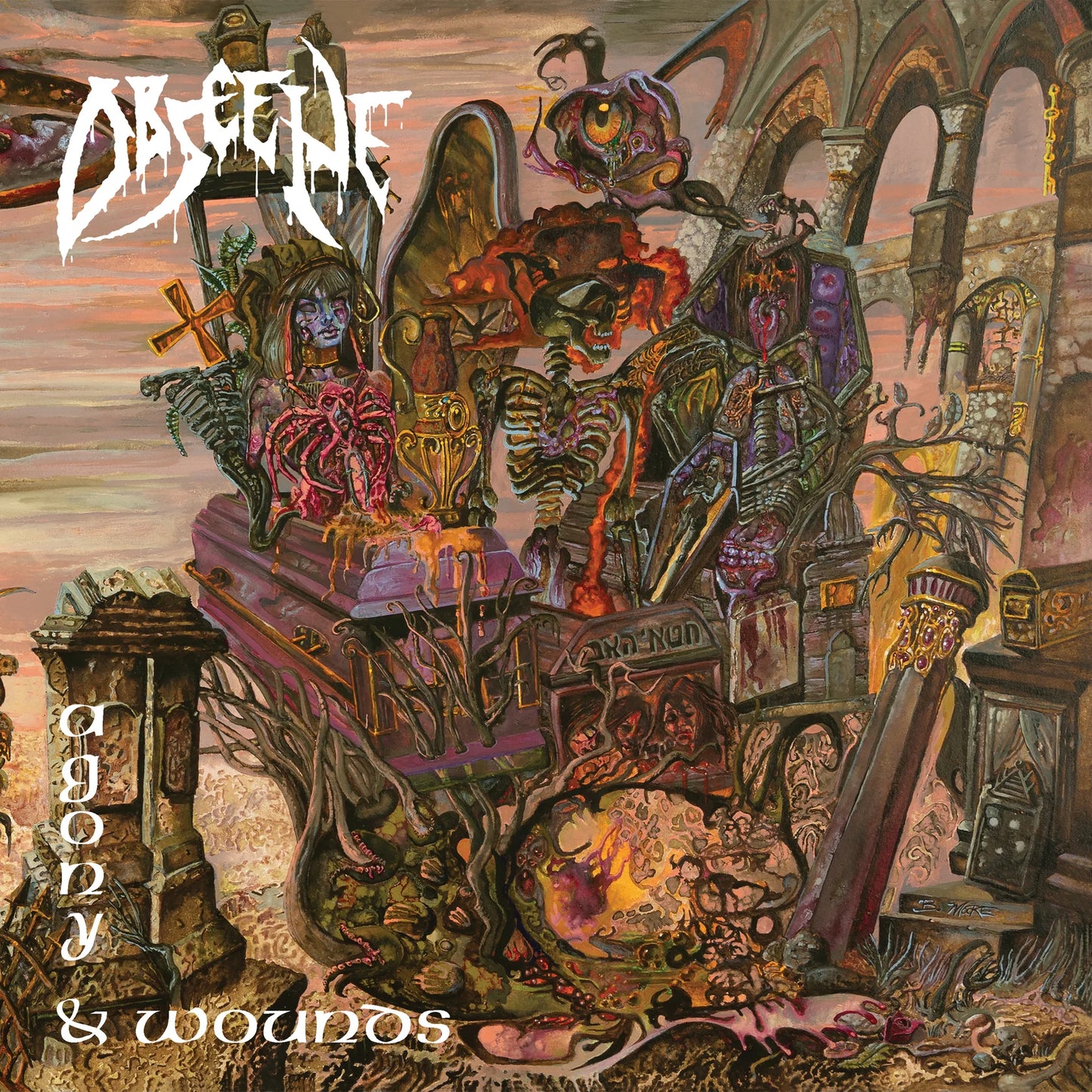 Obscene - Agony & Wounds LP