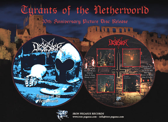 Desaster - Tyrants of the Netherworld picture disc LP