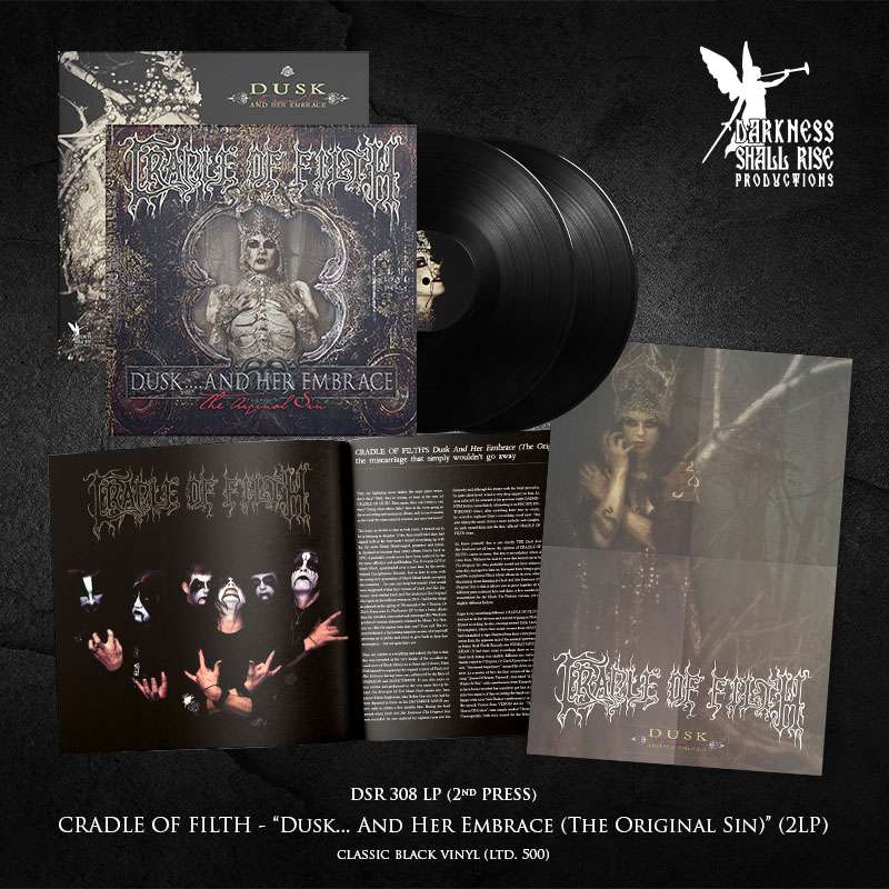 Cradle of Filth – Dusk and Her Embrace (The Original Sin) double LP (2nd pressing)