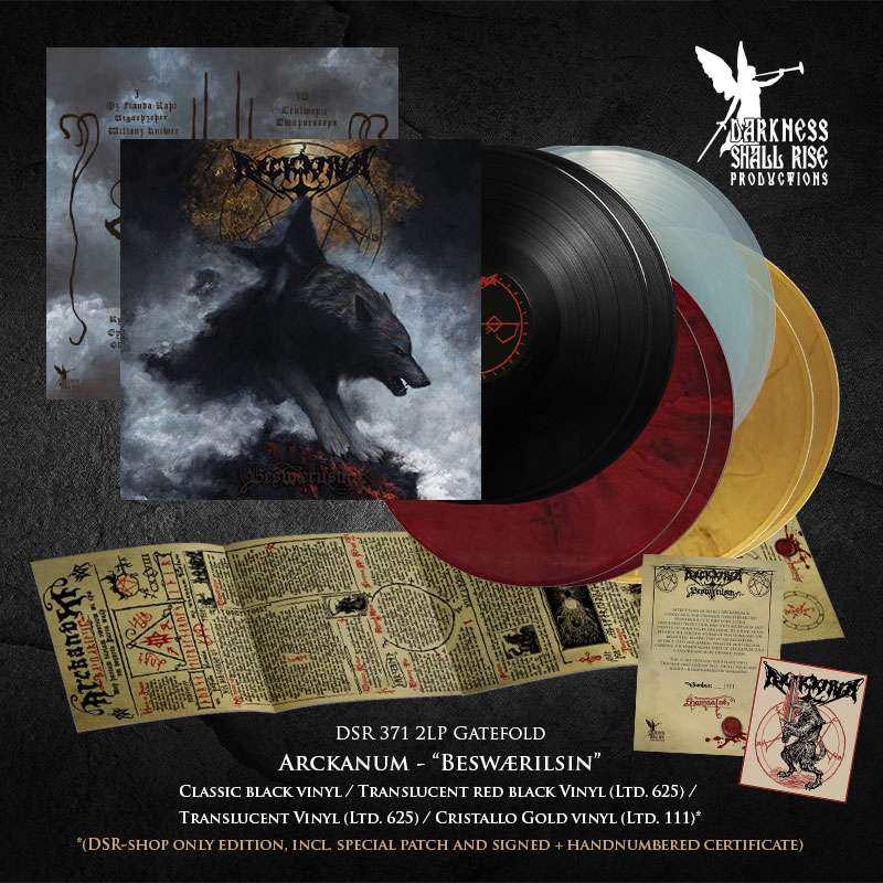 !!!PRE-ORDER!!! SHIP DATE NOVEMBER! Arckanum - Beswærilsin double LP