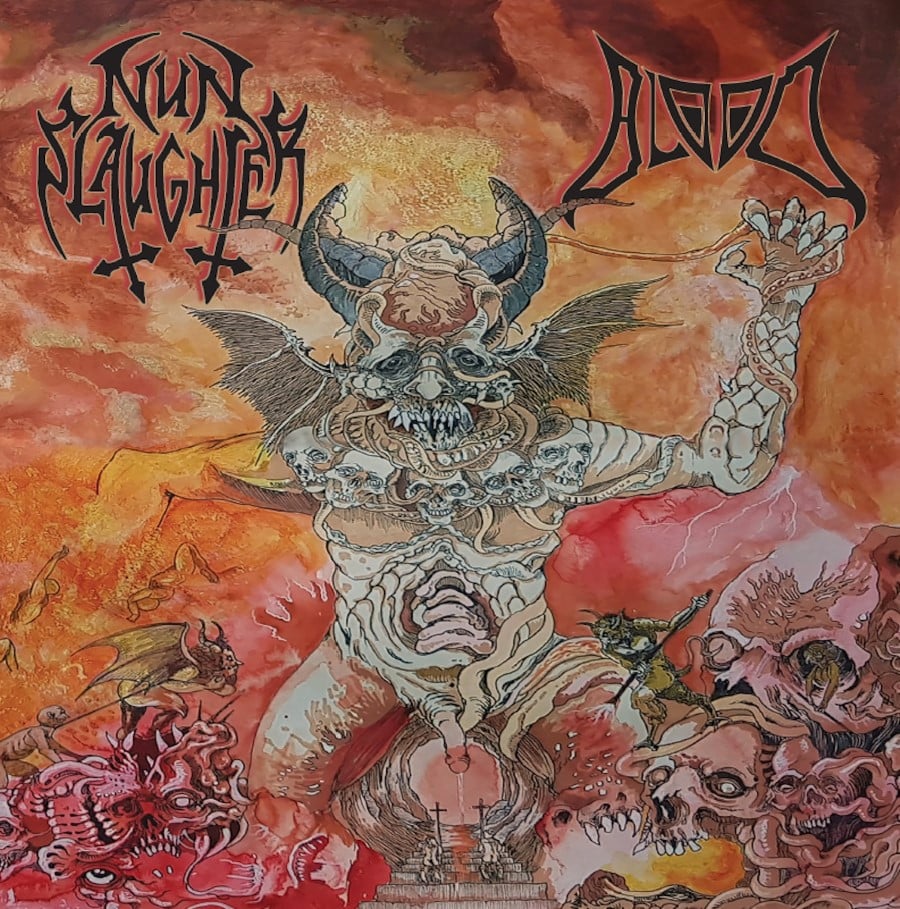 NunSlaughter / Blood - Split CD