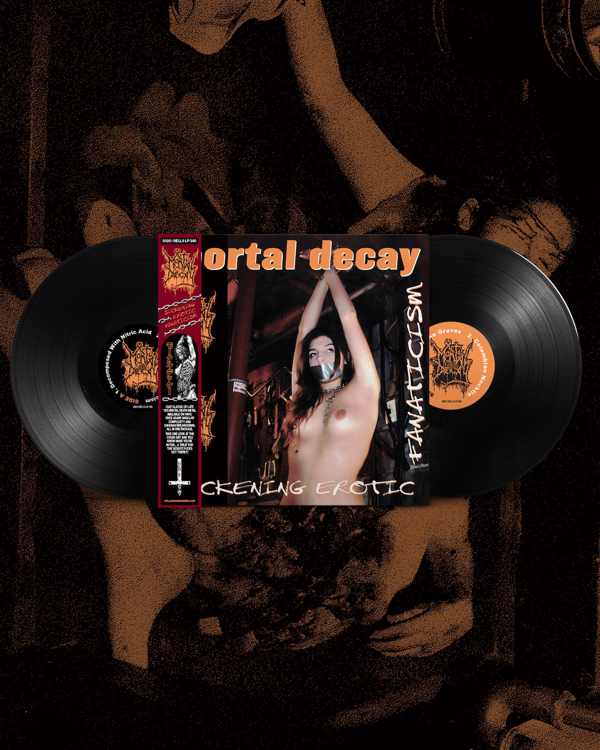 Mortal Decay - Sickening Erotic Fanaticism double LP