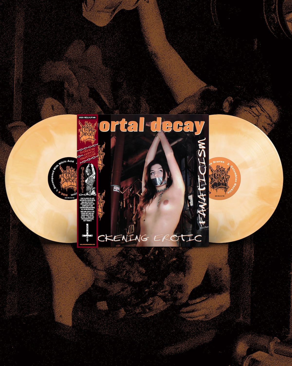 Mortal Decay - Sickening Erotic Fanaticism double LP