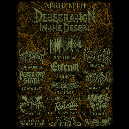 Desecration in the Desert - Mesa, AZ - April 11, 2026 WILL CALL Ticket
