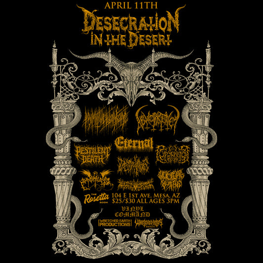Desecration in the Desert - Mesa, AZ - April 11, 2026 WILL CALL Ticket