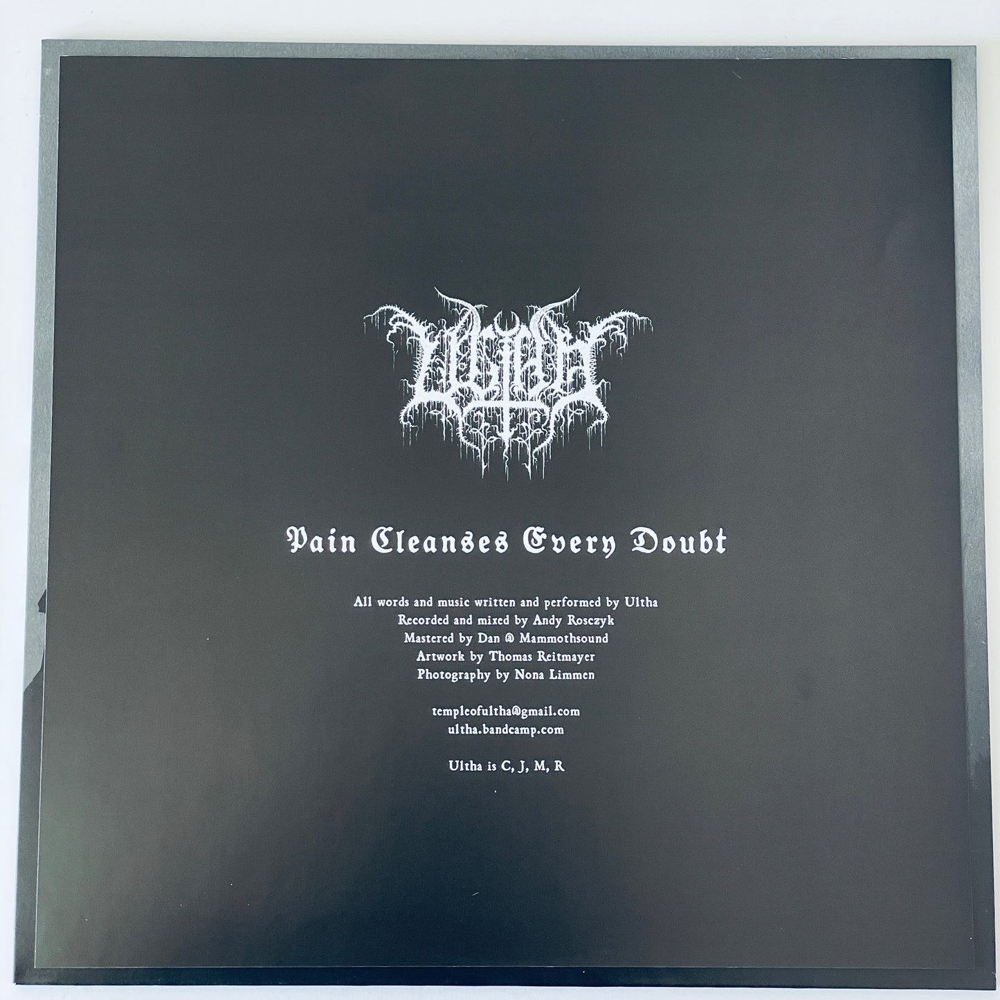 Ultha – Pain Cleanses Every Doubt LP (used)