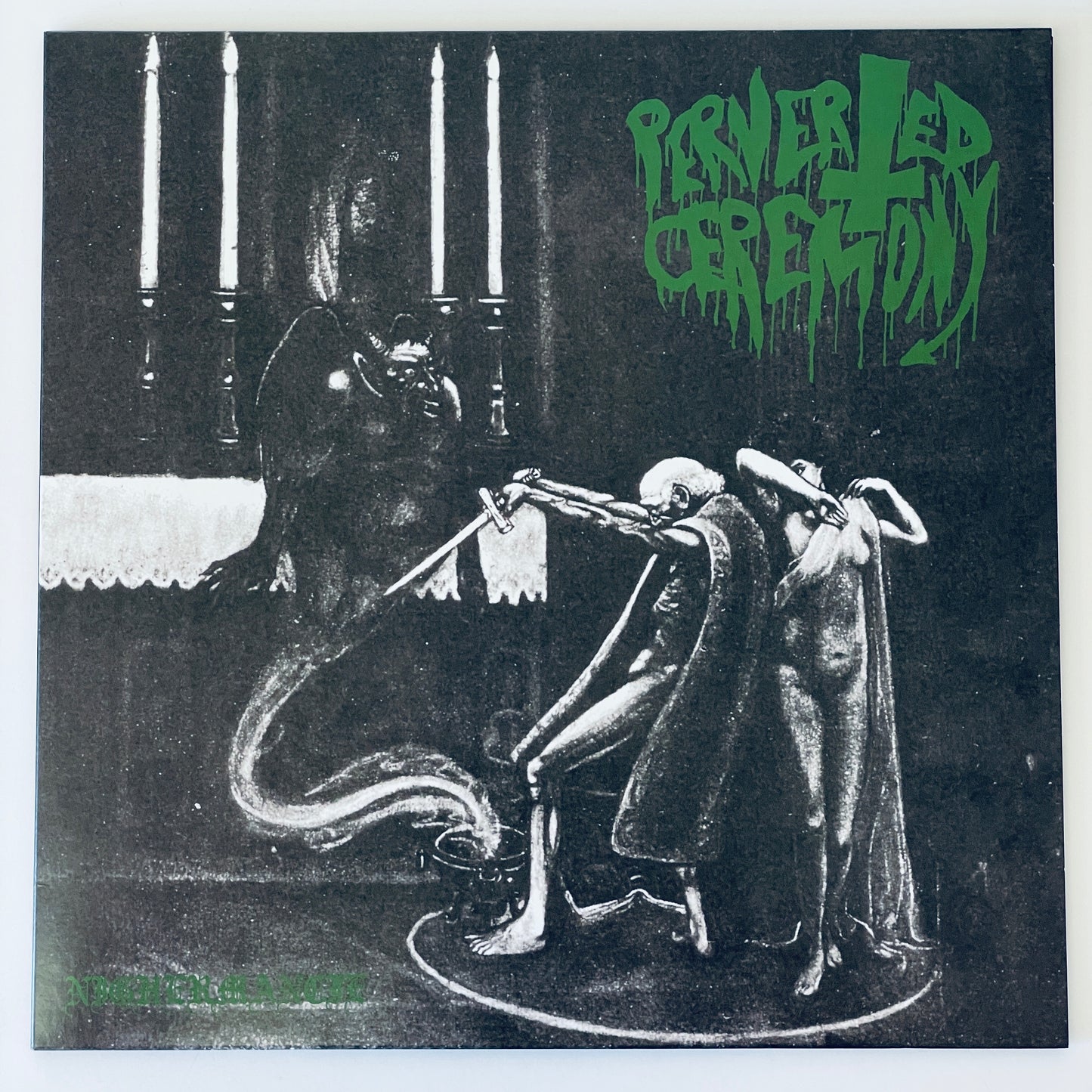 Perverted Ceremony / Witchcraft – Nighermancie / Black Candle Invoker LP (used)