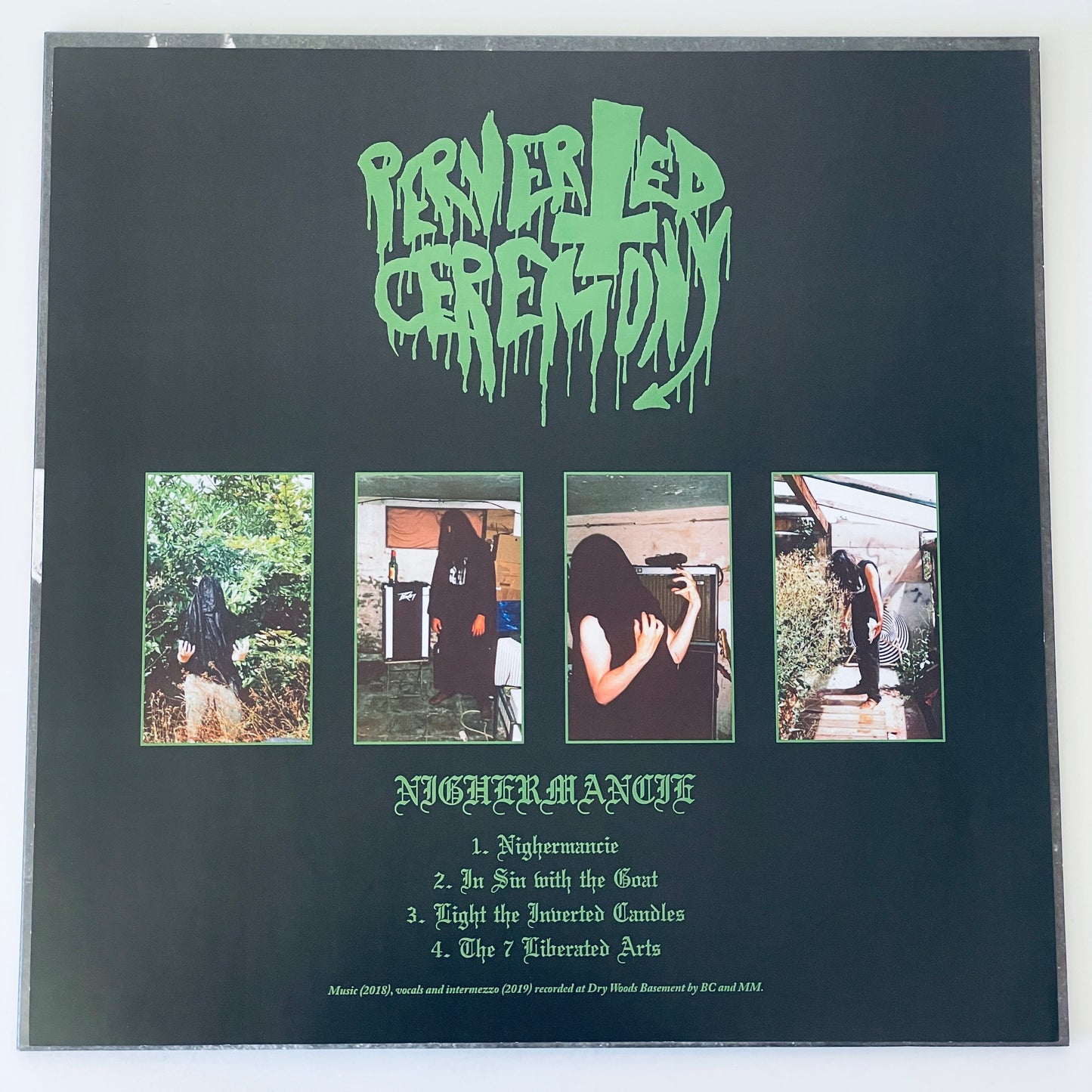 Perverted Ceremony / Witchcraft – Nighermancie / Black Candle Invoker LP (used)