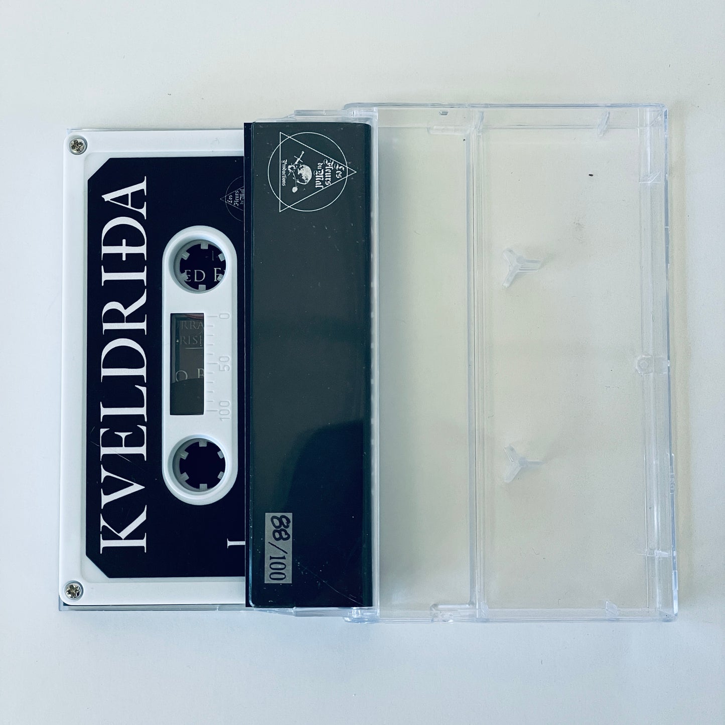 Kveldriða – Shrouded Firmament / So Below cassette tape (used)