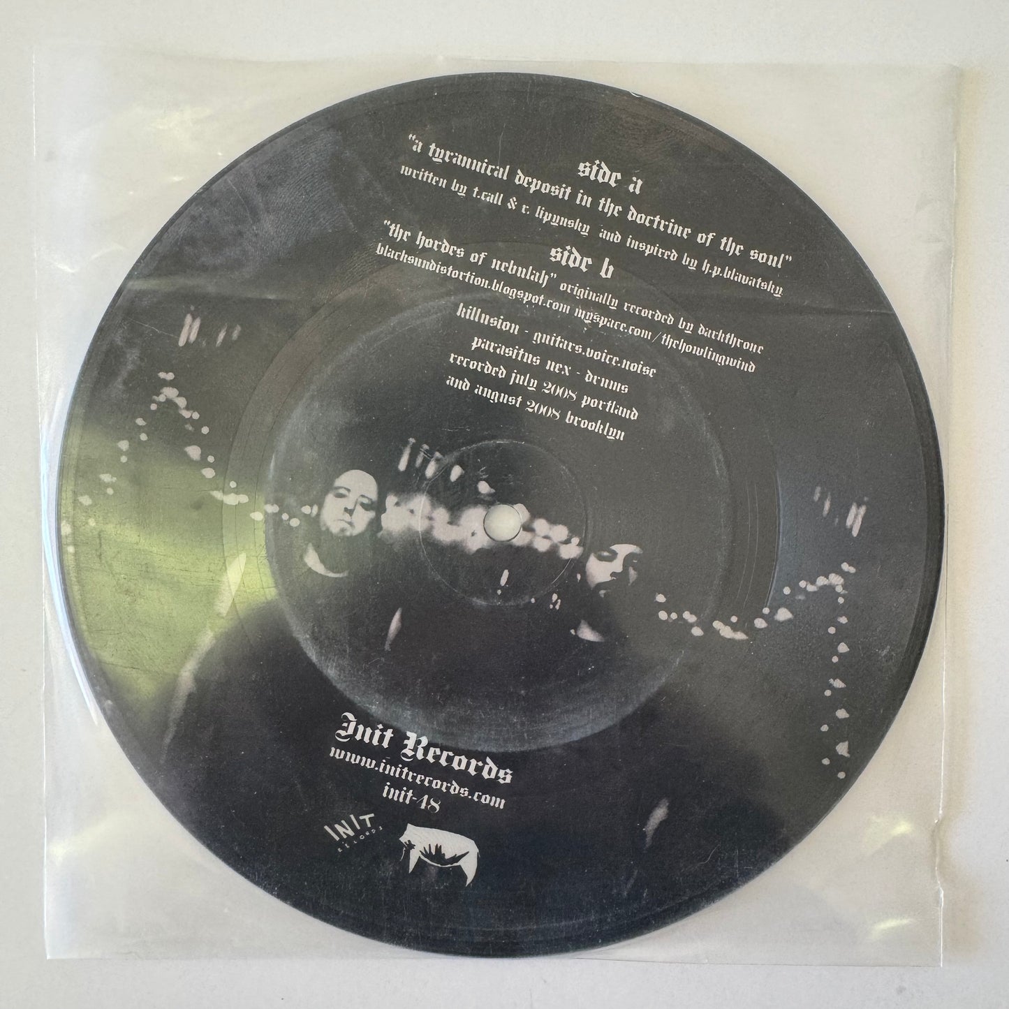 The Howling Wind - A Tyrannical Deposit In The Doctrine Of The Soul 7" picture disc EP (used)