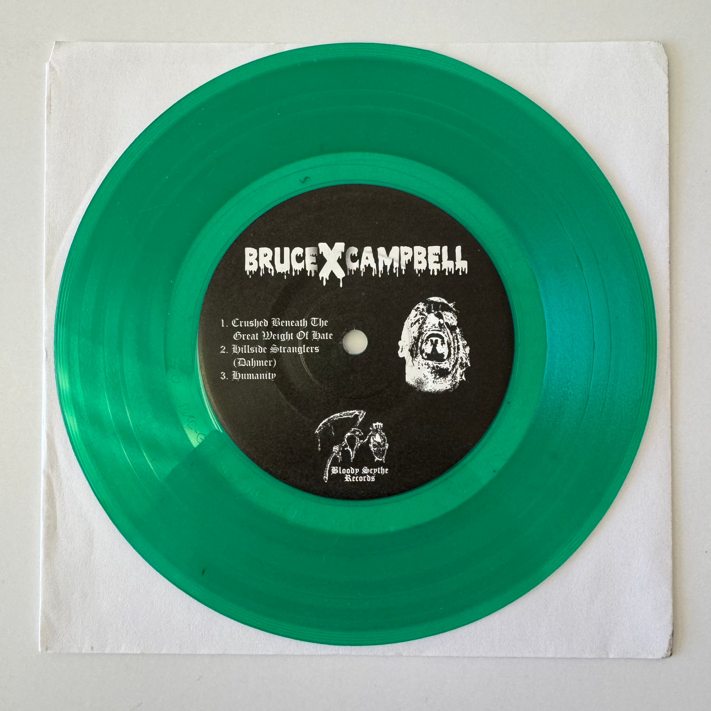 BruceXCampbell / Green Terror – Humanity!!! / Untitled 7" EP (used)