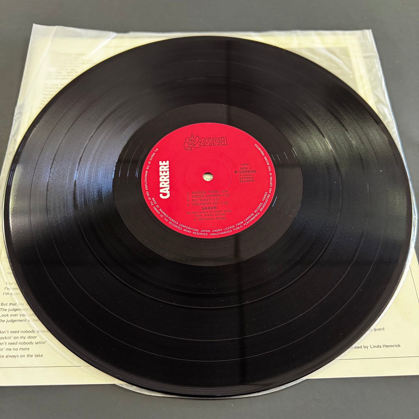 Saxon - Saxon original LP - Japanese pressing (used)