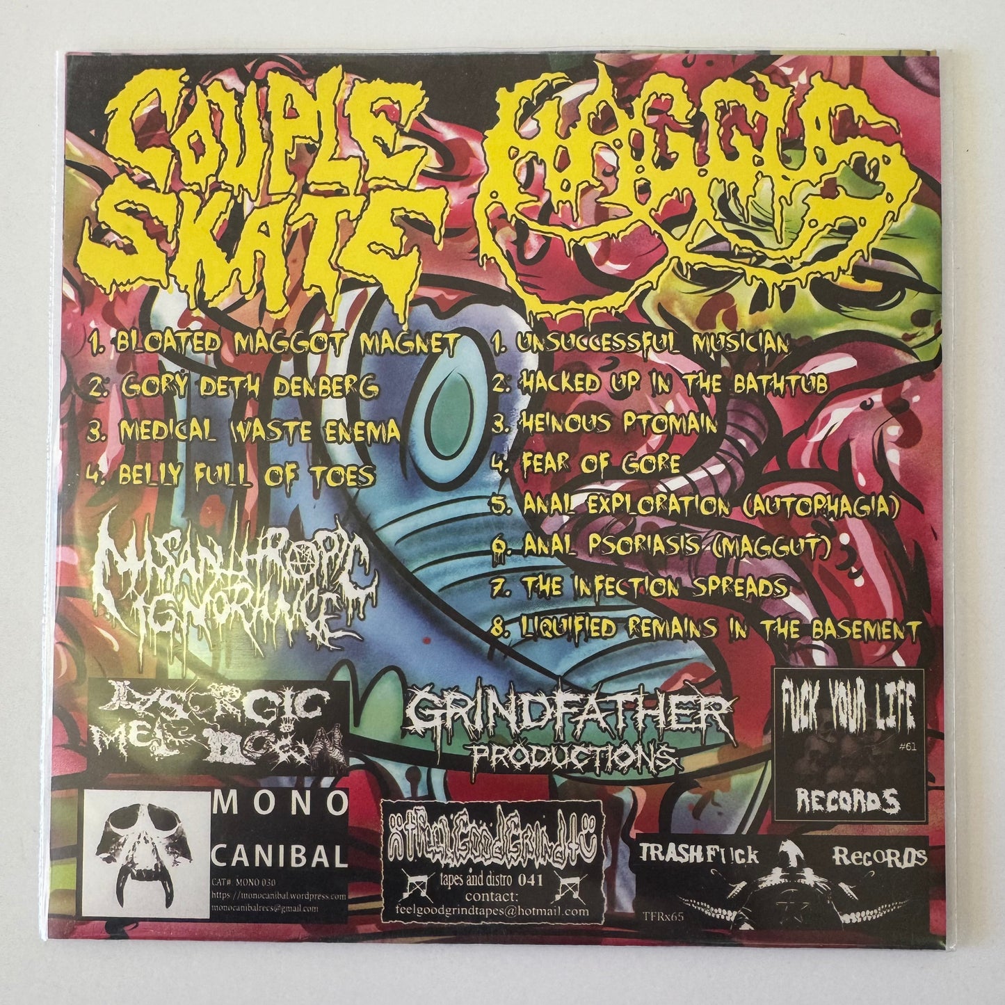 Haggus / Couple Skate – split 7" EP (used)