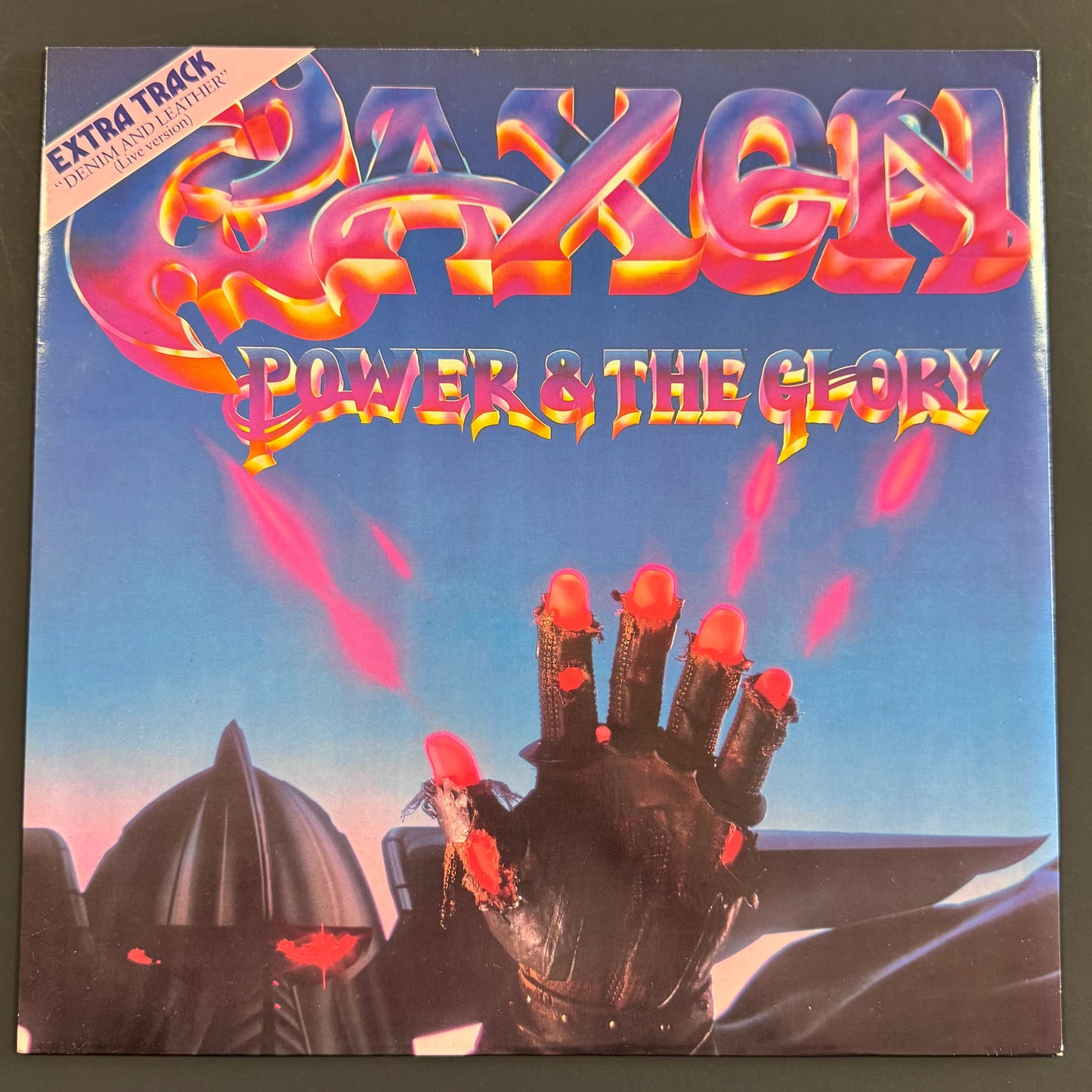 Saxon - Power & The Glory original 12" single (used)