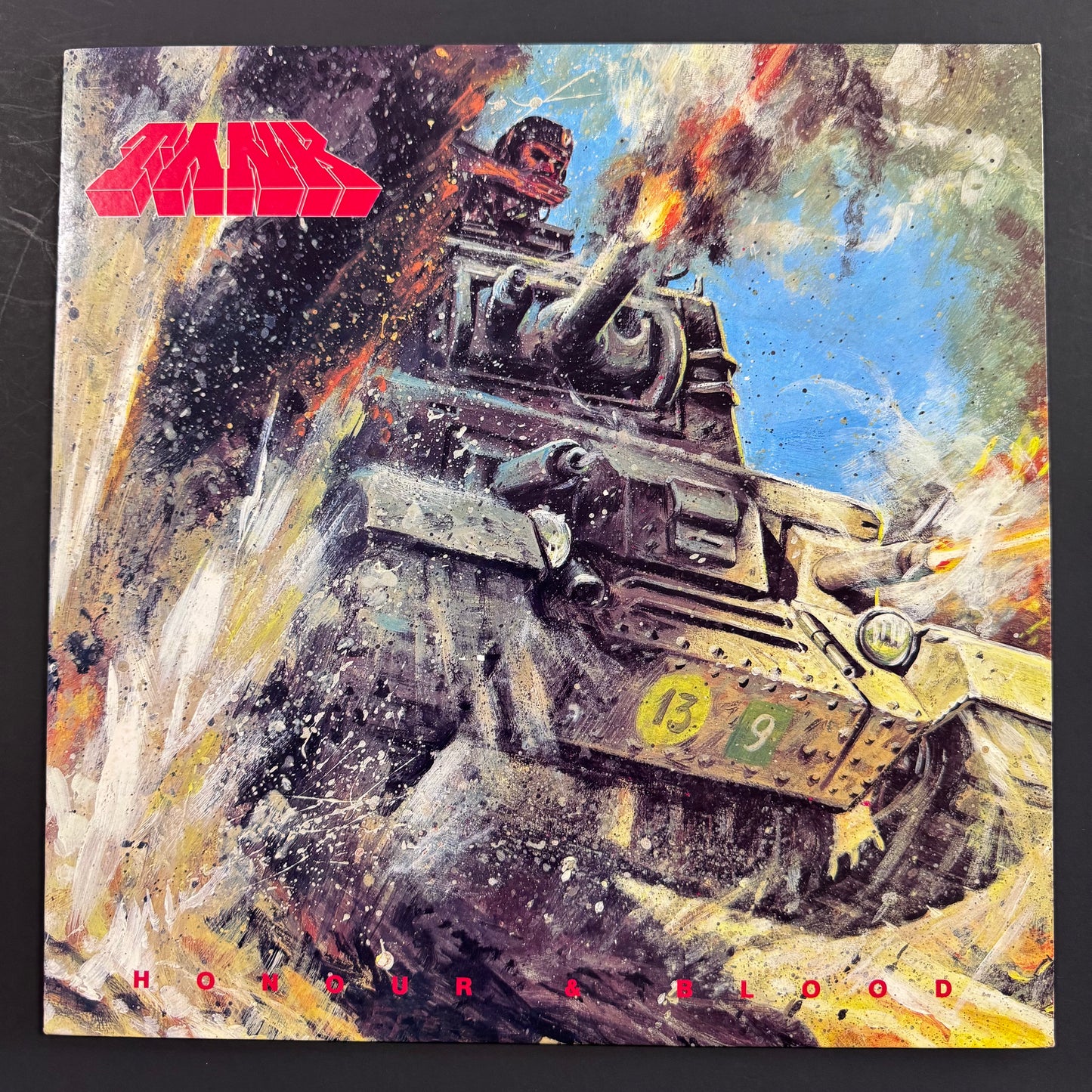 Tank - Honour & Blood original LP - Japanese pressing (used)