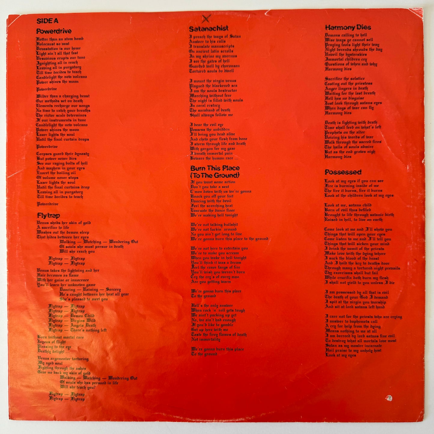 Venom - Possessed original LP (used)