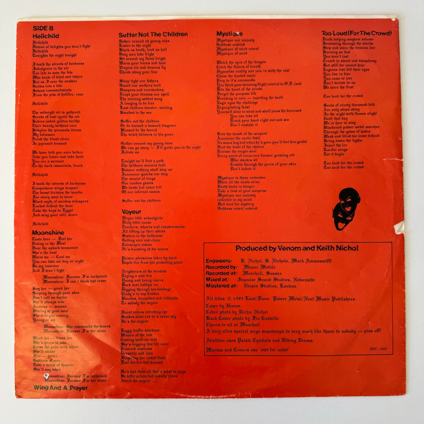 Venom - Possessed original LP (used)