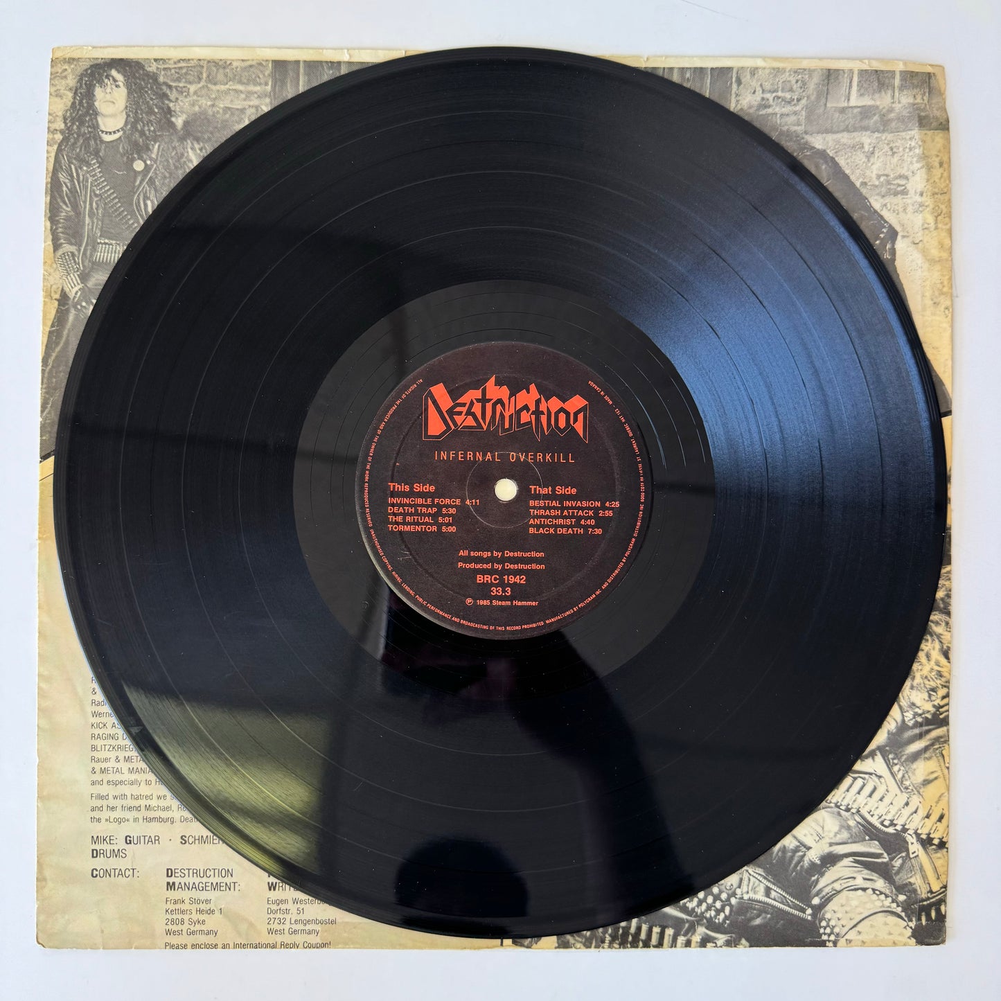 Destruction - Infernal Overkill original LP (used)