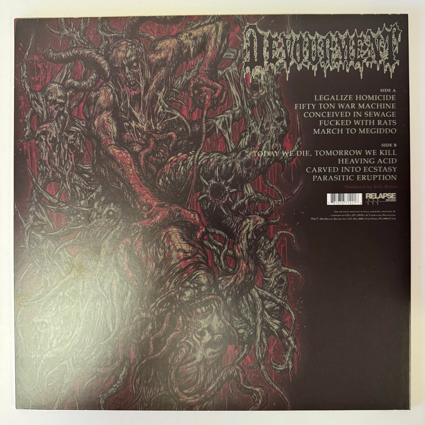 Devourment - Conceived in Sewage original LP (used)