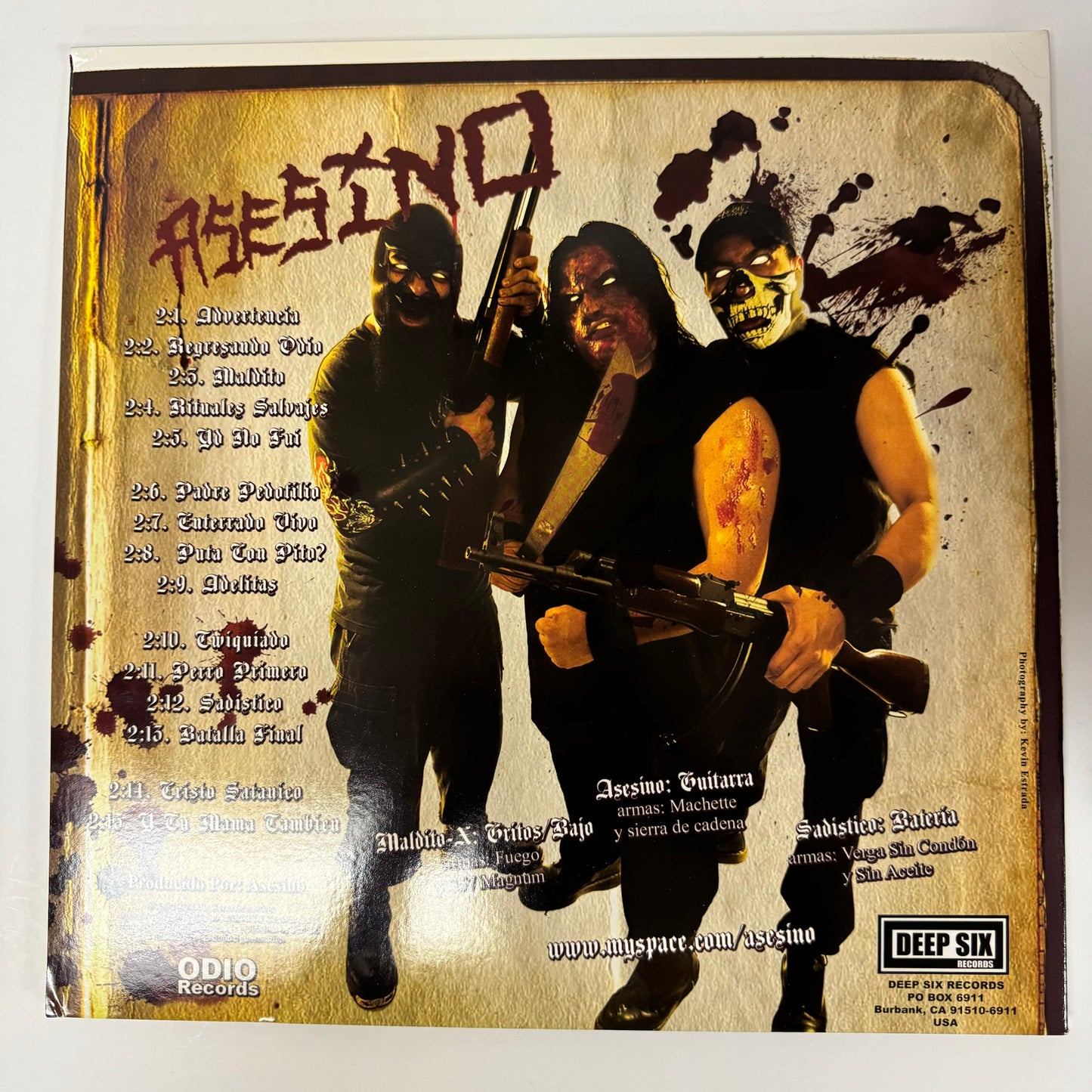 Asesino - Cristo Satanico original double LP (used)