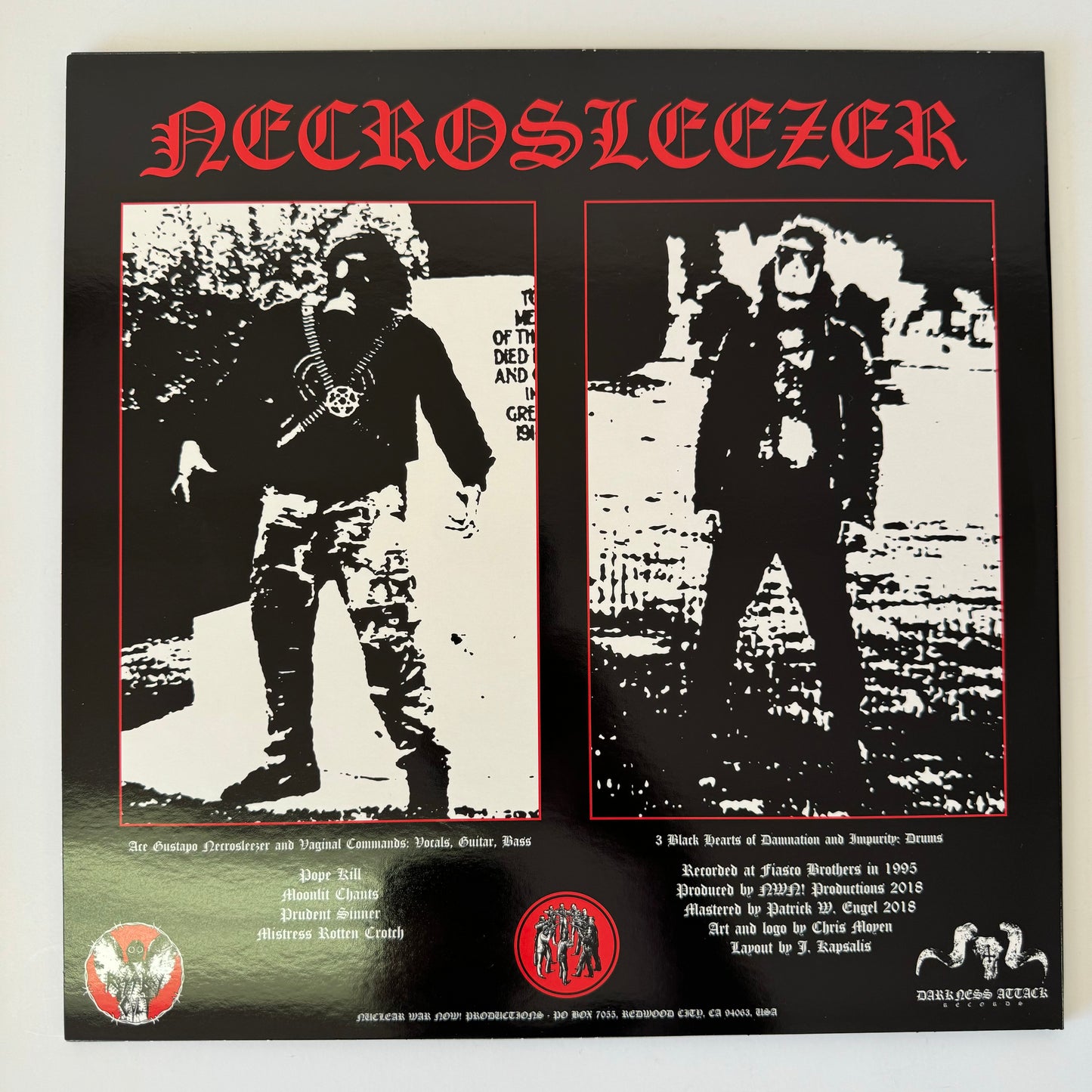 Necrosleezer - Pope Kill 12" EP (used)