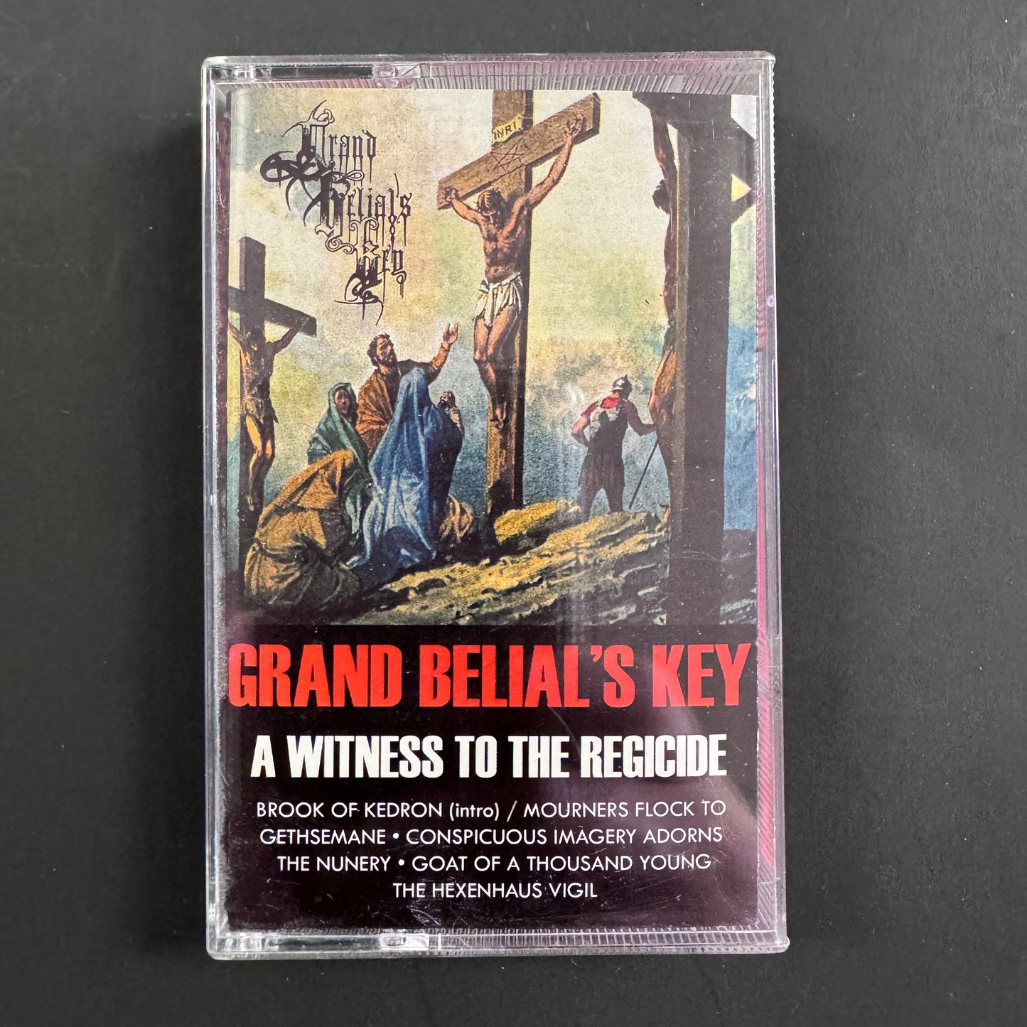 Grand Belial's Key - A Witness to the Regicide cassette tape (used)