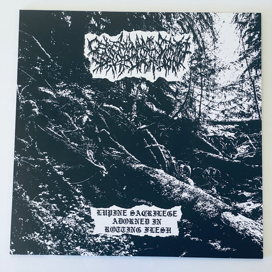 Ceremonial Crypt Desecration – Lupine Sacrilege Adorned In Rotting Flesh LP (used)