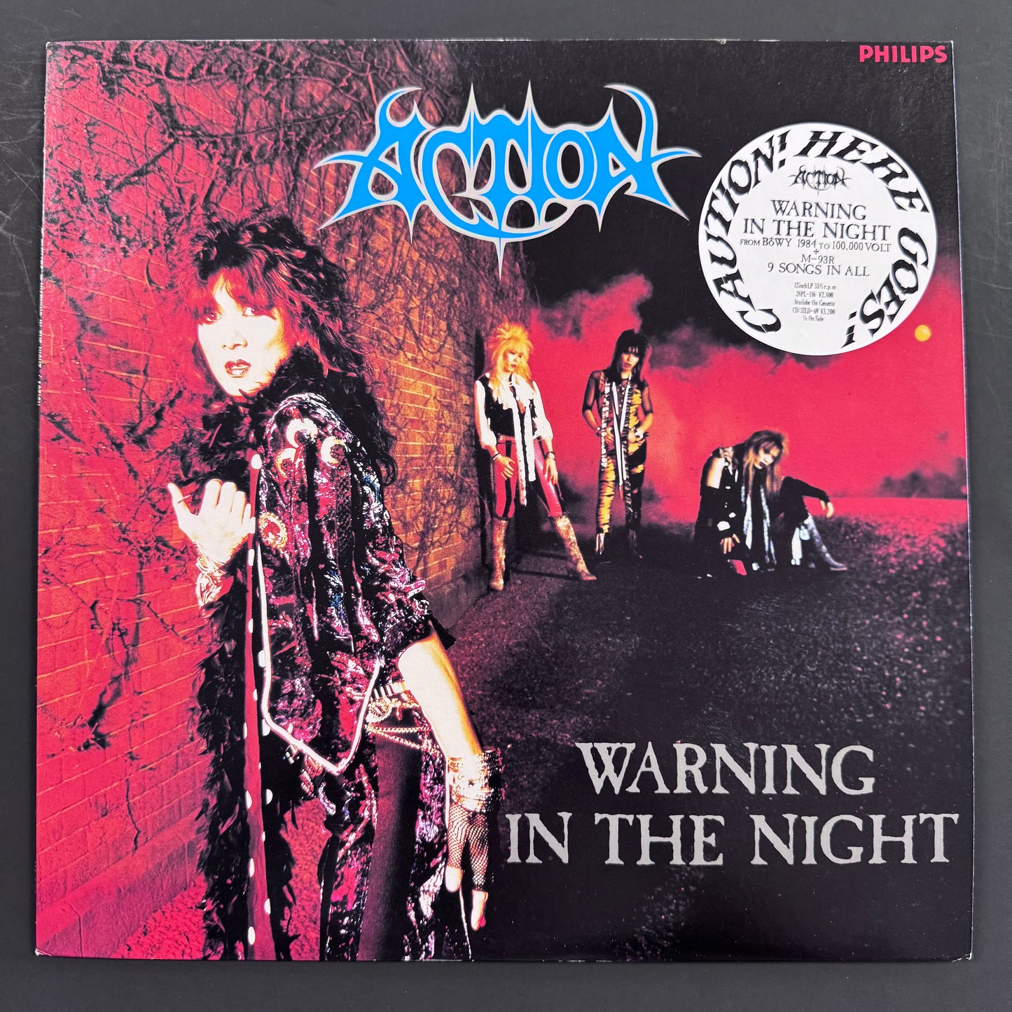 Action - Warning in the Night original LP - Japanese pressing (used)