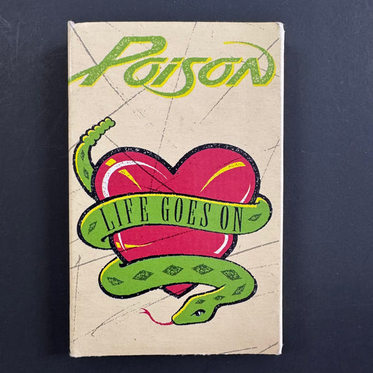 Poison - Life Goes On original cassette tape (used)
