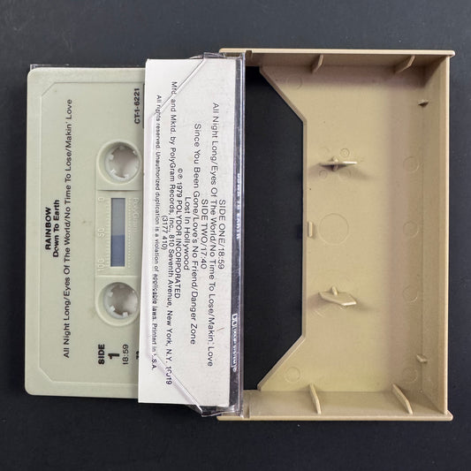 Rainbow - Down to Earth cassette tape (used)