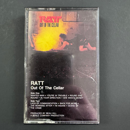 Ratt - Out Of The Cellar cassette tape (used)