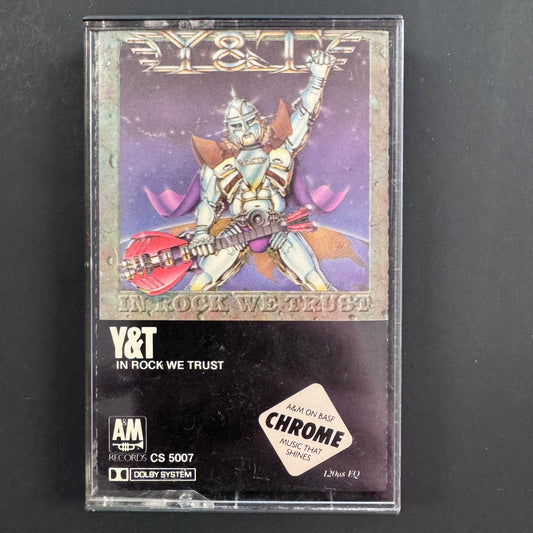 Y & T – In Rock We Trust original cassette tape (used)