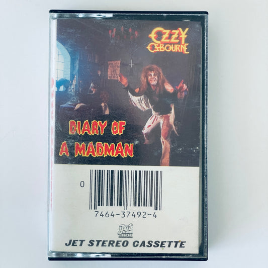 Ozzy Osbourne - Diary of a Madman original cassette tape (used)