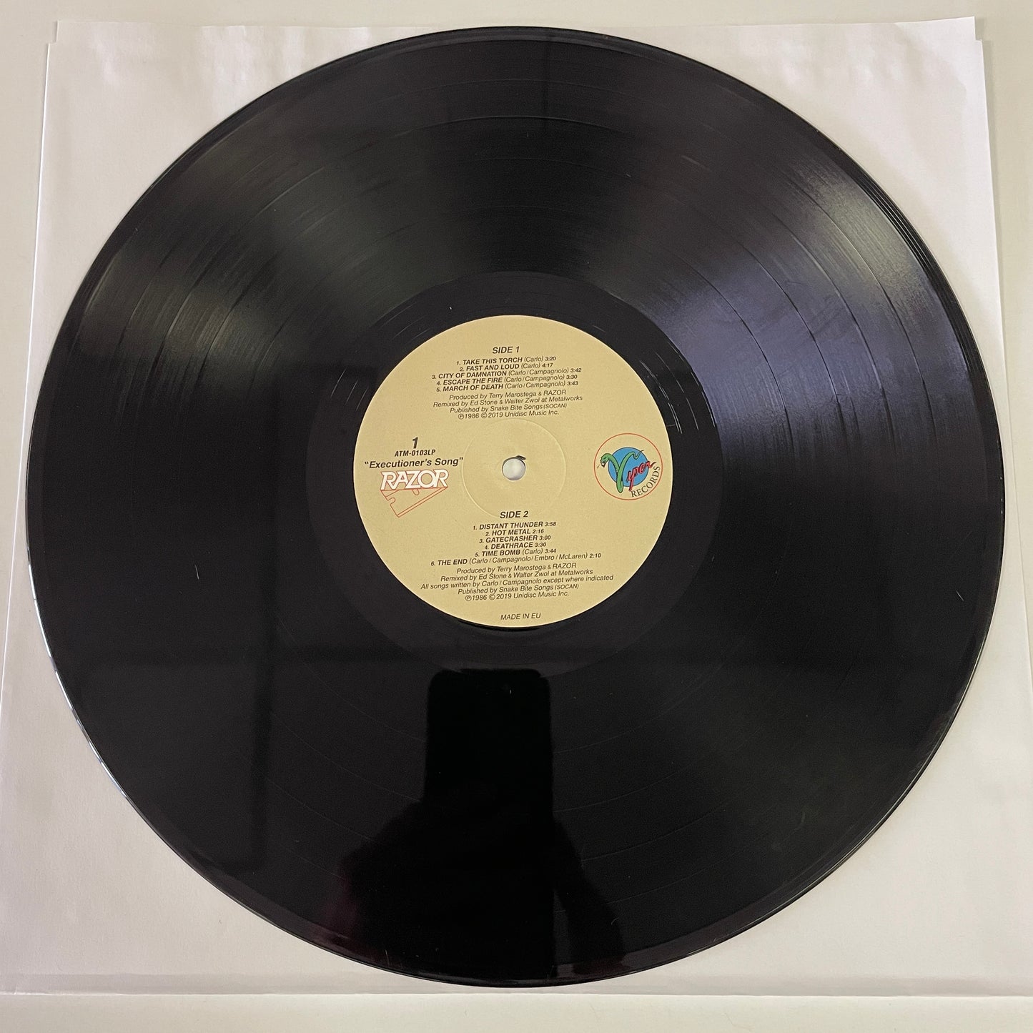 Razor - Executioner's Song LP (used)