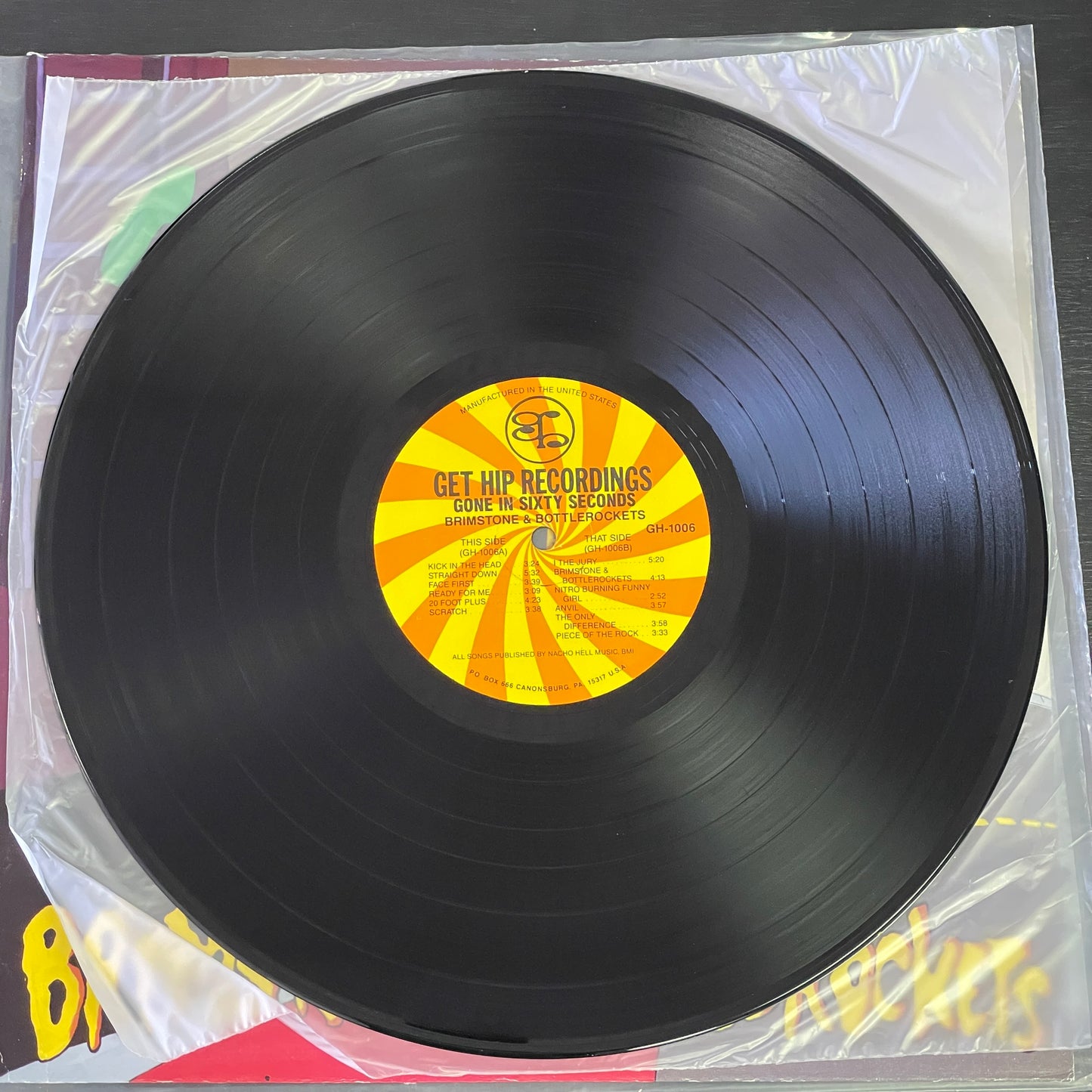 Gone In Sixty Seconds – Brimstone And Bottle Rockets LP (used)