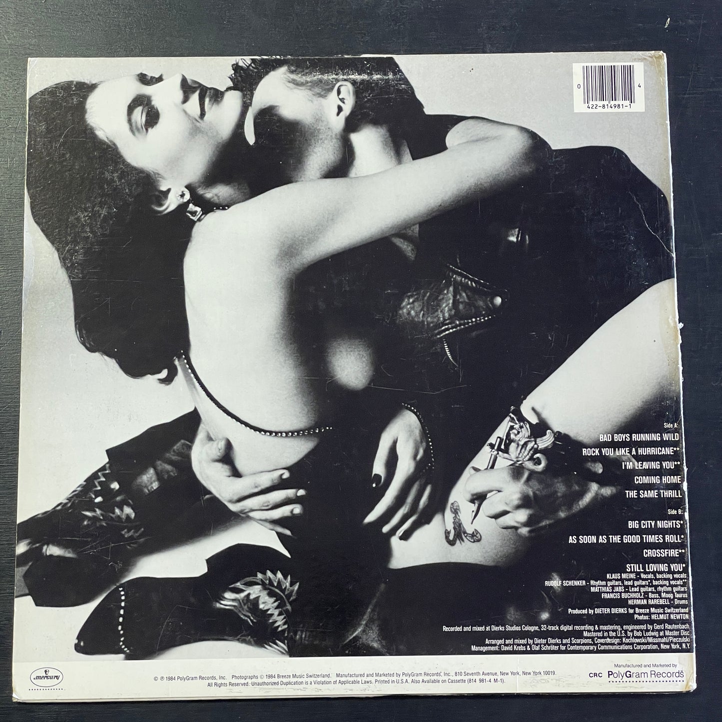Scorpions - Love at First Sting original LP (used)
