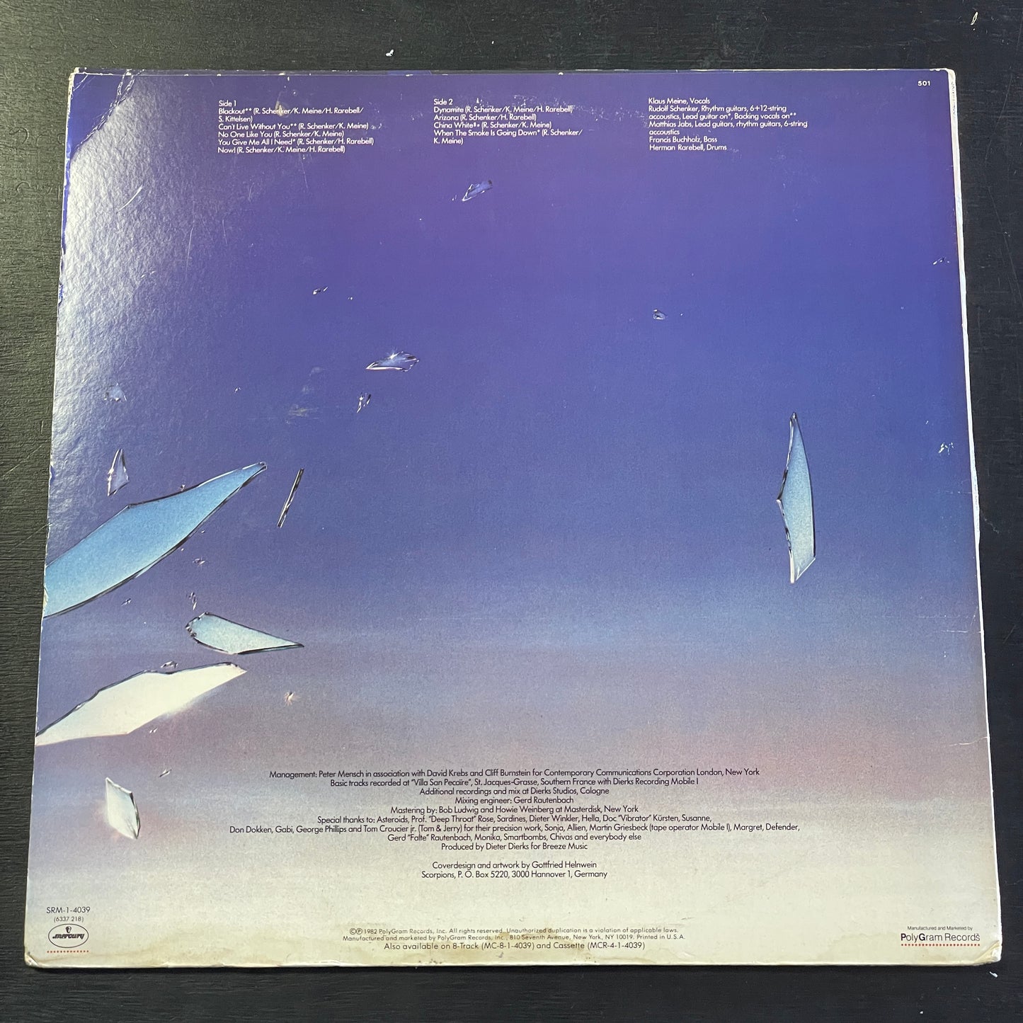 Scorpions - Blackout original LP (used)