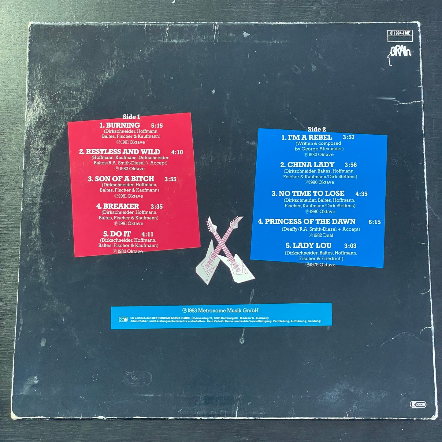 Accept - Best of Accept original LP (used)