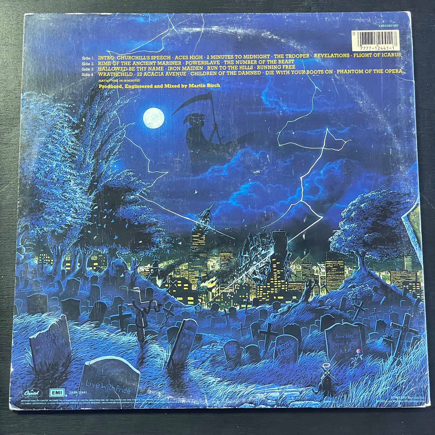 Iron Maiden - Live After Death original double LP (used)