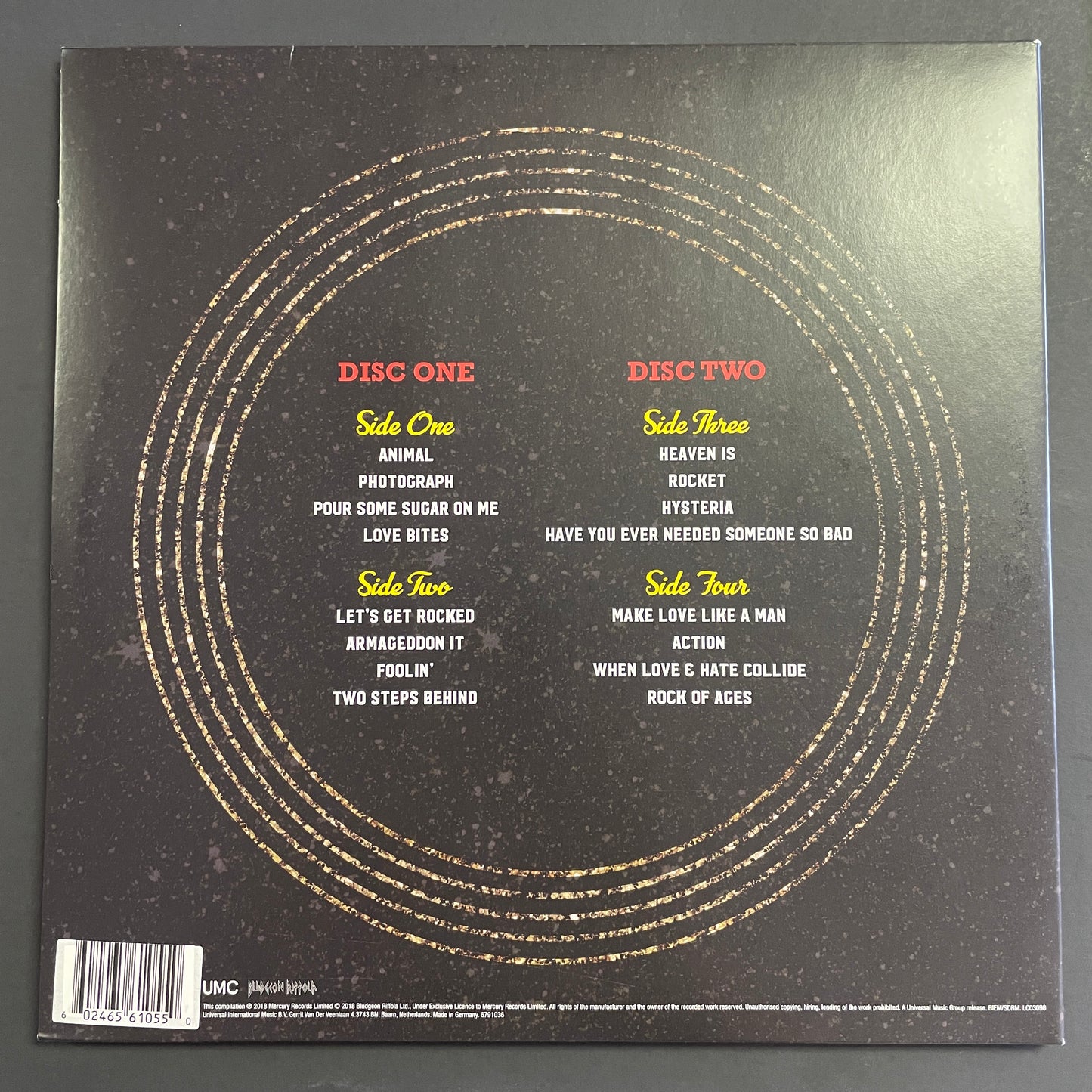 Def Leppard ‎- The Story So Far: The Best Of LP (used)