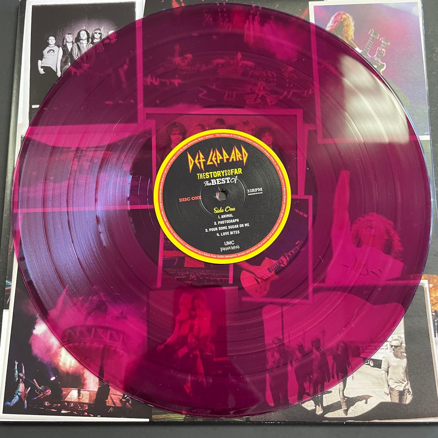 Def Leppard ‎- The Story So Far: The Best Of LP (used)