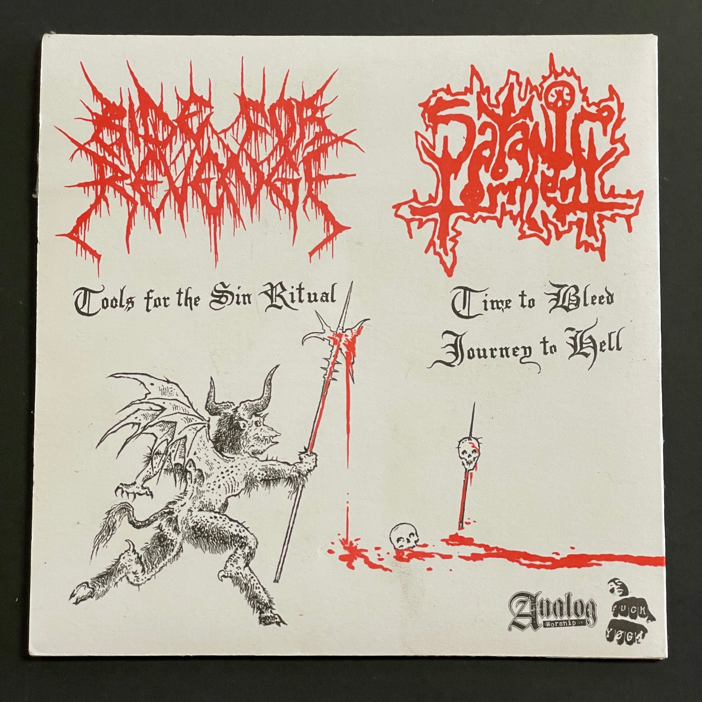 Ride For Revenge / Satanic Torment - Ride For Revenge / Satanic Torment 7" EP (used)