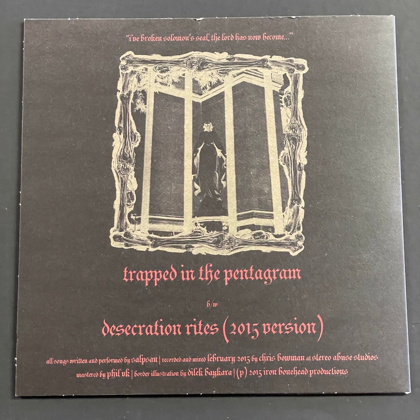 Spite - Trapped in the Pentagram 7" EP