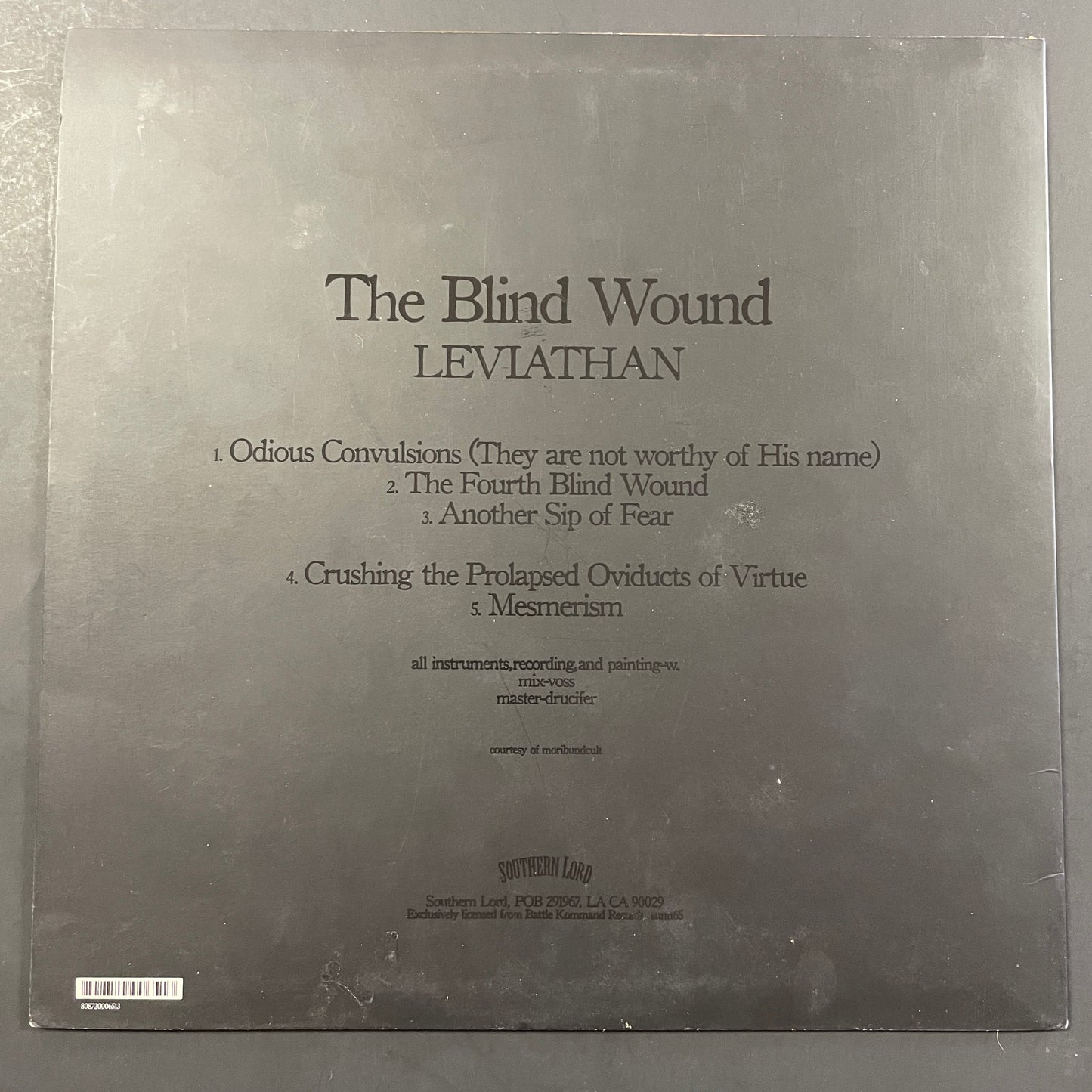 Leviathan - The Blind Wound LP (used)