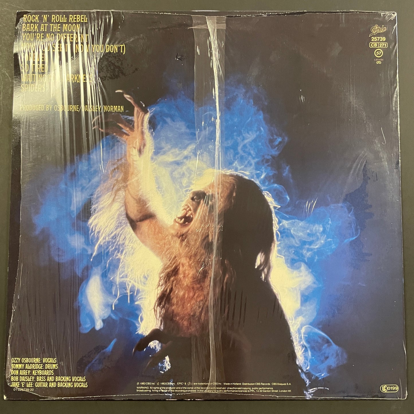 Ozzy Osbourne - Bark at the Moon original LP (used)