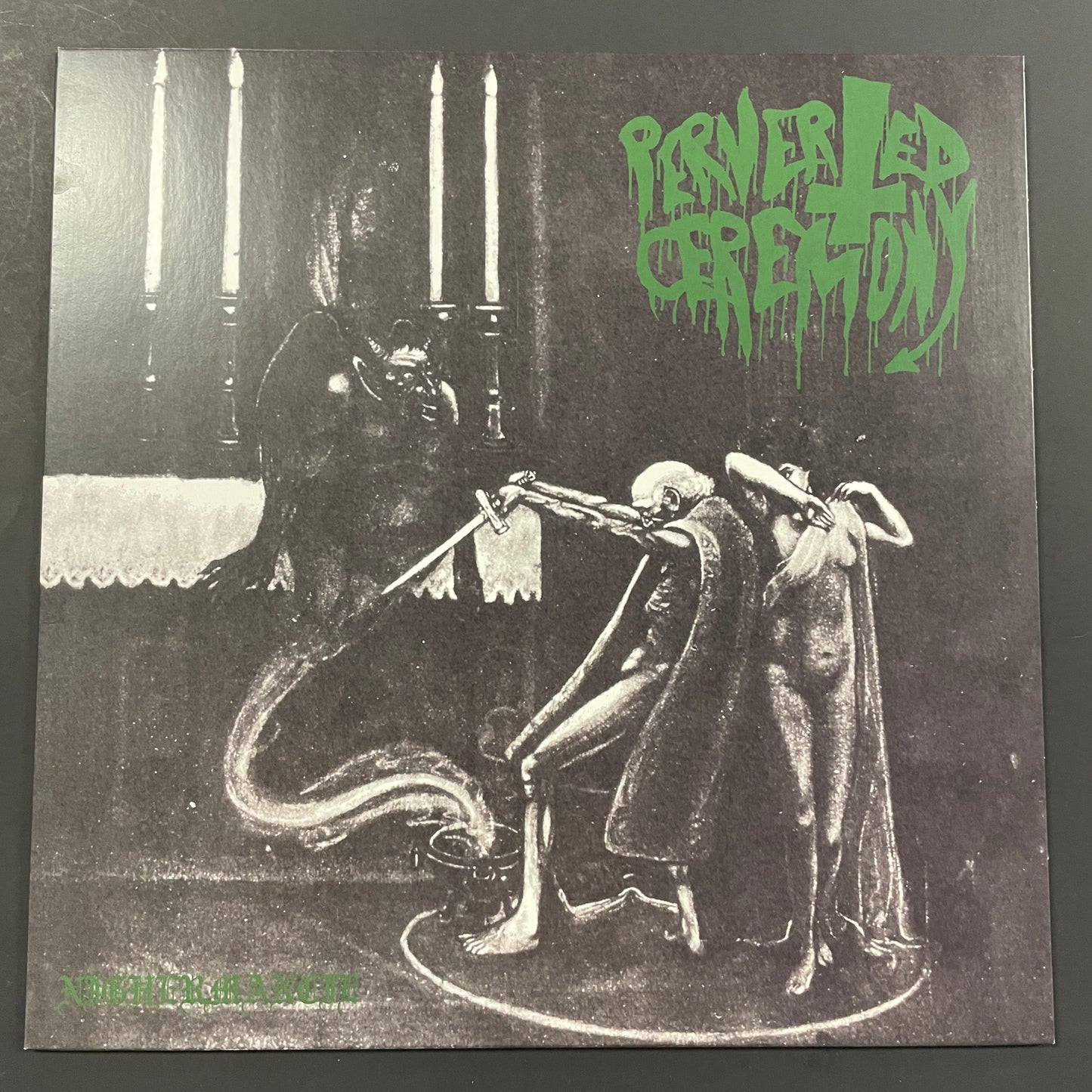 Perverted Ceremony / Witchcraft - Nighermancie / Black Candle Invoker LP (used)