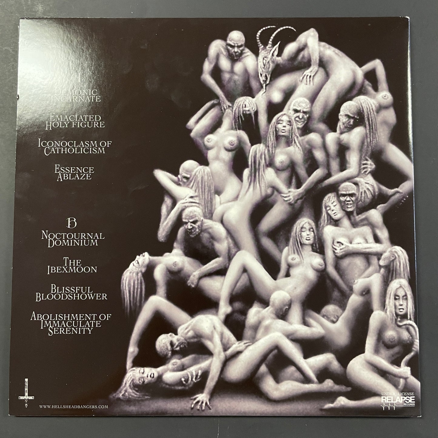 Incantation - Mortal Throne of Nazarene LP (used)